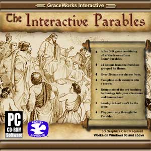 Jewel CD case graphic of Interactive Parables